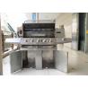 China BBQ Outdoor Grill For Party Full Stainless Garden Bbq Gas Grill Party BBQ machine with Trolley factory