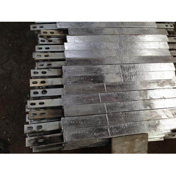 Quality Weld Type Zinc Anodes For Ships / Marine Vessels / Drill Rigs for sale