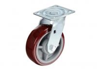 China Heavy Duty Swivel Plate Caster 4&quot; / 5&quot; / 6&quot; / 8&quot; Size Customized Finish wheels for furniture legs factory