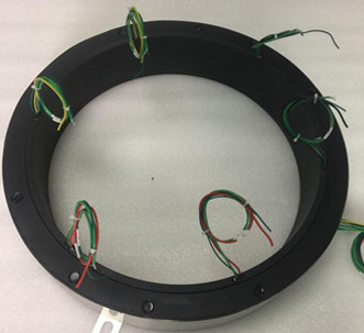 Quality 435mm Large Diameter Through Hole Slip Ring IP51 With Thermocouple Signal for sale