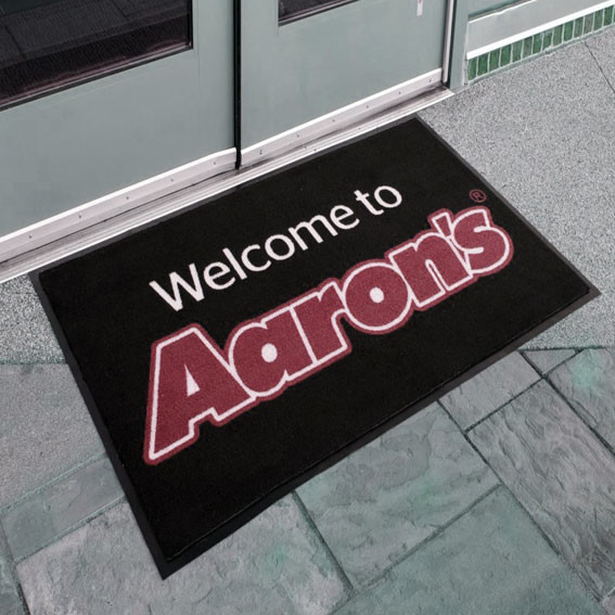 Quality PA6.6 Pile Nitrile Rubber Backed Entry Mats Personalised Logo Door Mats 600x900 for sale