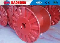 China Industrial Steel Cable Reel , Cable Spool Reel With Single Wall Rimmed Flange factory