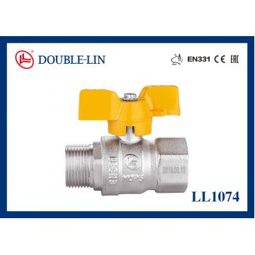 Quality Male X Female Long Threads 72.5 PSI Brass Gas Valves for sale