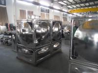 China Corrosion Resistance Horizontal Stainless Steel Tanks Water Supply System factory