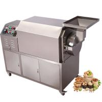 China Electric automatic cashew nut processing machine / peanut roasting machine / coffee roaster factory