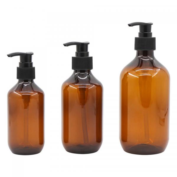 Quality Amber Color Mousse Pump Bottle 200ml PET Plastic Lotion Bottle for sale