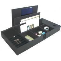 Quality Hotel Guestroom Leather Stationery Box With Lid Customized for sale
