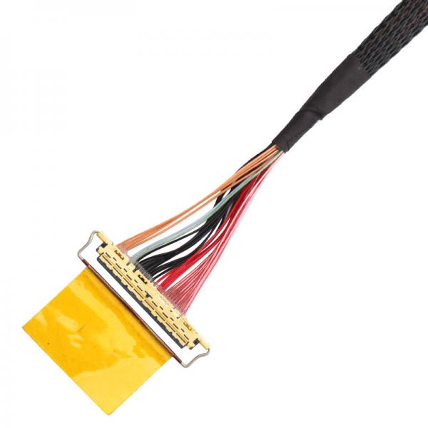 Quality 36AWG Lvds Cable Assembly I Pex 20453-240t-01 To 20453-240t-01 0.4mm Pitch for sale