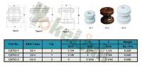 China Highest grade electrical wet-process porcelain spool insulator factory