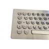 China Italian Ergonomics Panel Mount Keyboard 66 Keys Built In Touchpad For PC factory