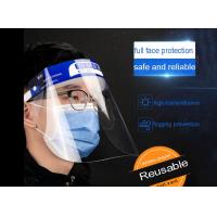 china Recyclable Plastic Clear Full Face Shield With Sponge Prevention Public Protective adjustable Reusable anti virus