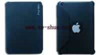 China Apple Mobile Phone PU Fashion Custom Cell Phone Covers For Ipad Mini Flip Type Black factory