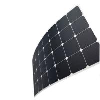 Quality Anti Aging 100W Semi Flexible Monocrystalline Solar Panel for sale