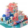 China Traffic City Scenes Wooden Building Blocks Toy 115pcs Assembled Early Educational factory