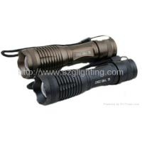 China super bright 3W Cree LED flashlight with rechargeable li-ion battery factory
