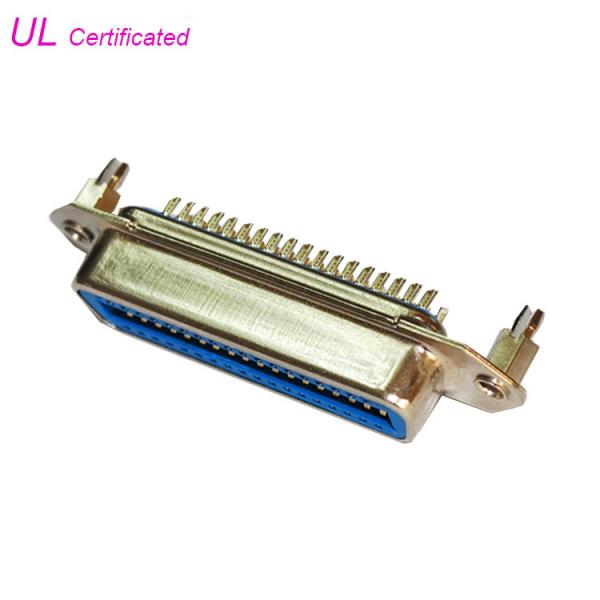 Quality 50 Pin Centronic Champe Solder Female Ribbon Connector With Board lock for sale