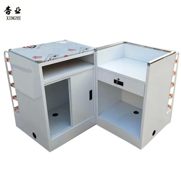 Quality Supermarket Cashier Table Retail Store Cashier Desk Mother and Child Store for sale
