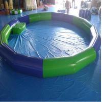 China High Strength PVC Swimming Pool , PVC Inflatable Lap Pool  4.5M*4.5m For Kids Swimming Pool Material factory
