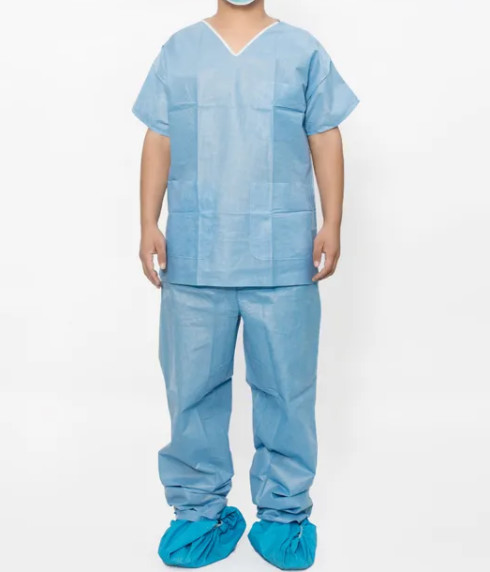 Quality Customized Disposable Scrub Suits , Medical Uniform Set For Operation Room ODM for sale