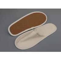 China Cotton Velour Hotel Amenity Supplies Slippers Flip Flop Open Toe factory