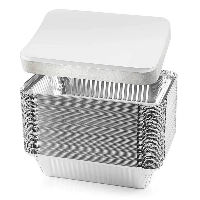 China Silver Aluminum Pan Container With OEM Available For Performance factory