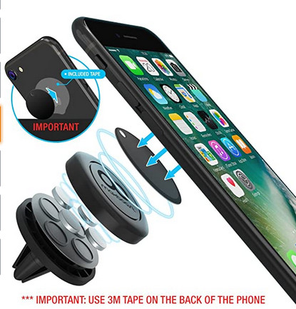 China Car Mount Universal Air Vent Magnetic Phone Car Mounts Holder for iPhone 11 Pro Xs Max XR X 8 7 Plus 6, Galaxy S20 Ultra for sale