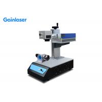 China Air Cooling UV Laser Marking Machine with Rotary Axis for Keyboard , Ear Tag , Bamboo , Pen factory