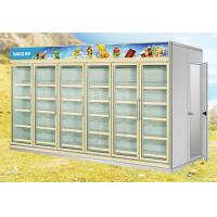china Supermarket 4 Door Refrigerators Freezer / Fridge / Beverage display cabinet Vertical refrigerators