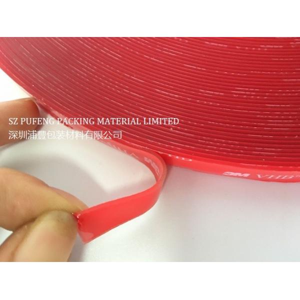 Quality Anti Moisture 3M 4910 VHB 2 Sided Adhesive Tape , 0.5mm Clear Double Sided Sticky Tape for sale