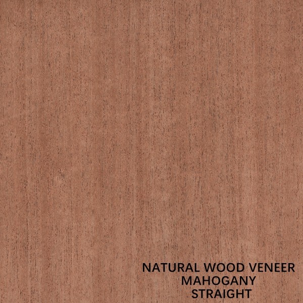 China Straight Grain Natural Mahogany Wood Veneer For Furniture And Music Instruments factory