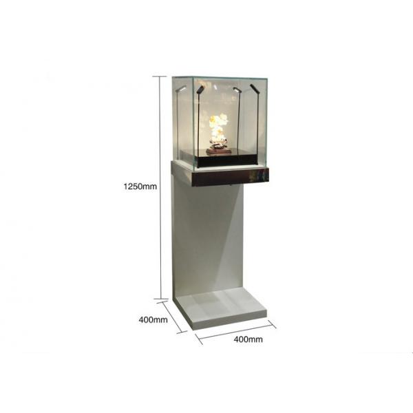 Quality Small Glass Display Cabinet , Jewelry Shop Display (L) 400 X (W) 400 X (H) 1450 MM for sale