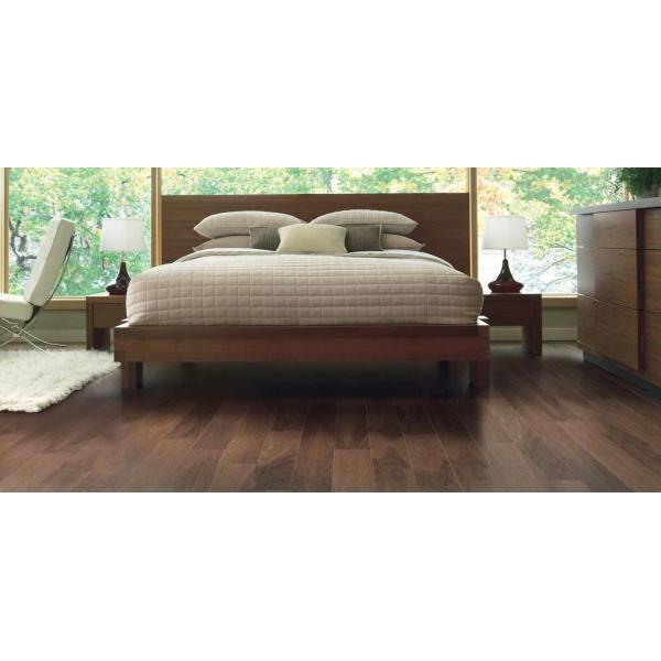 Quality Luxury Multilayer Walnut Engineered Wood Flooring 14mm Brushed for sale