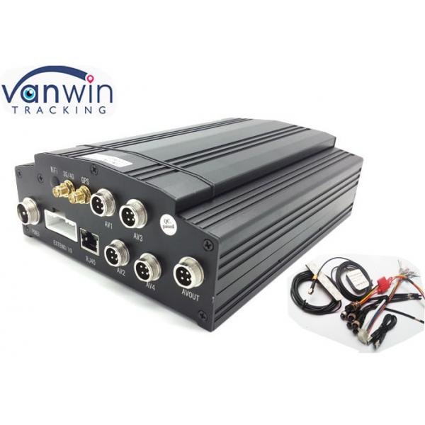 Quality HDD Blackbox Car 4 Channel Mobile DVR H.264 Truck With Camera for sale