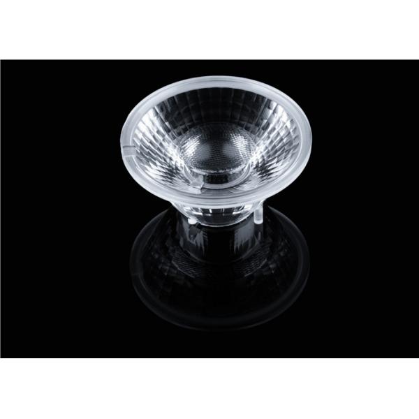 Quality High Transmittance 93% Ceiling Light Lenses , LED Light Lens D75*H30mm Dimension for sale