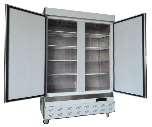 Quality Commercial Upright Freezer , Kitchen Refrigerator Freezer CE CB for sale