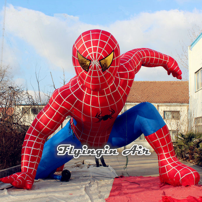 China Handsome Inflatable Spider-man for Shop and Outdoor Decoration for sale