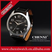 China L021A Watch Ladioes Leather Wrist Watch Wholesale China Supplier Manufacturer Stainless Steel Case Leather Men Watch for sale