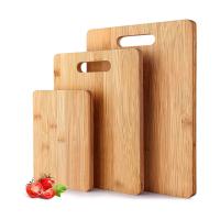 Quality Multifunctional 3 Piece Set Bamboo Cutting Board Anti Scratches for sale