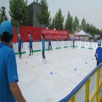 China Outdoor Backyard White Mobile UHMWPE Synthetic Ice Hockey Skating Rink Panels factory