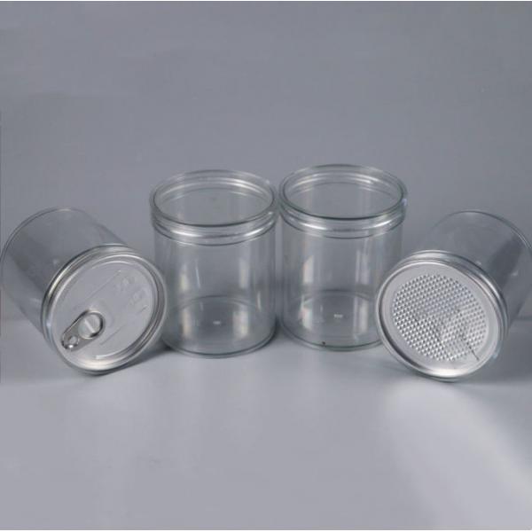 Quality Transparent Wide Mouth Pet Plastic Honey Containers With Lids Food Grade for sale