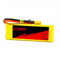 Quality 2100mAh 6.6v/6.4v 2S1P 20C FPV Lipo Battery For RC Drone Boat for sale