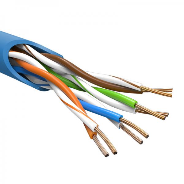 Quality CCA CCU BC HDPE Insulation UTP Cat5e 4pr 24AWG Network Cable for sale