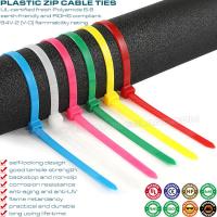 Quality Adjustable Plastic Cable Ties 80-1020mm Length, Self-locking Versatile Cable Zip for sale
