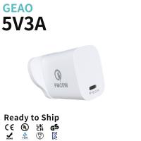 China 5V 3A GaN Fast Charging Iphone Charger 20W Max Output Safety factory