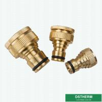 China Threaded Garden Hose Pipe Fittings Brass Hose Tap Connector factory