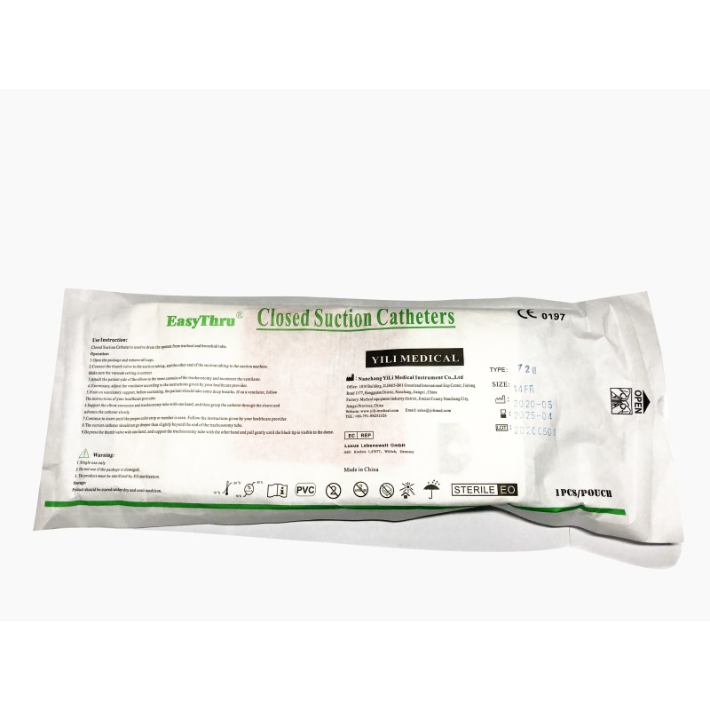 FDA Medical Disposable Suction Catheter 72h Closed For Anaesthesia from ...