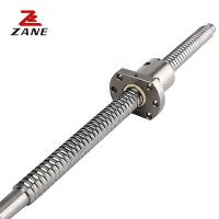 China SCR1610 Custom Length Ball Screw Grinding Milled Thread Ball Screw With Nut factory