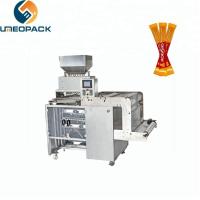 China Multi lanes small candy packaging coffee stick sugar stick packing machine factory
