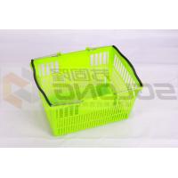 China Supermarket Plastic Shopping Trolley Baskets Excellent Appearance Eco-Friendly factory