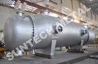 China 800sqm Titanium Alloy Shell And Tube Type Condenser for Dying factory